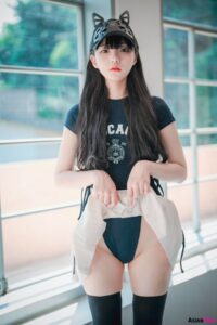 Asianpink-net-DJAWA-Photo-Jeong-Jenny-Classic-Athletic-Girl-in-Navy-Blue (3)