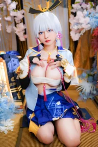 Cosplay Ayaka Kamisato - Genshin Impact Arty Huang (Arty亚缇)