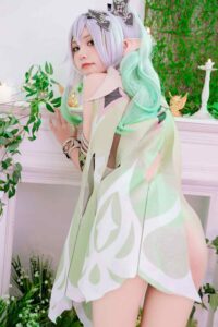 Nekokoyoshi (爆机少女喵小吉) Cosplay Nahida – Genshin Impact