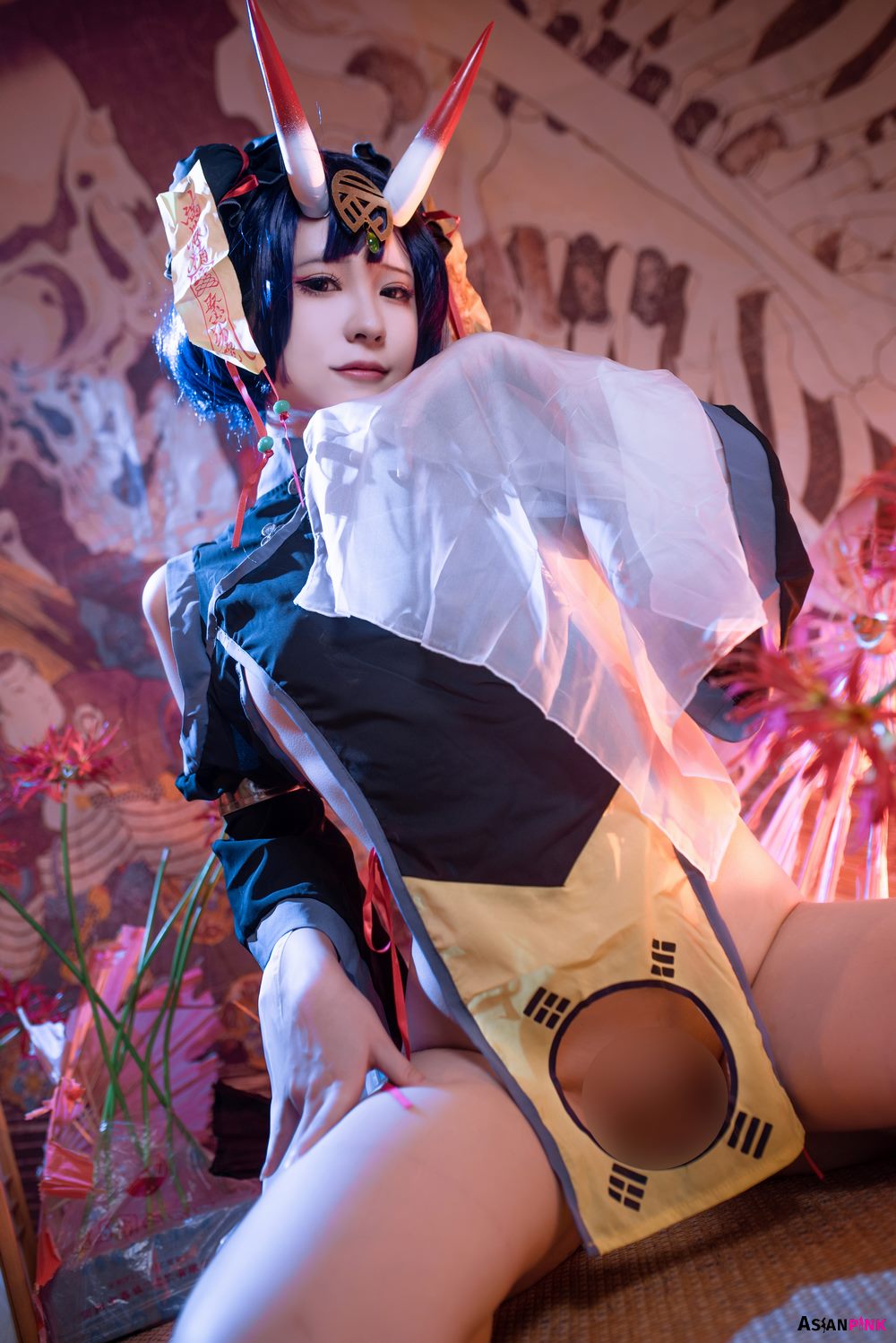 Coser@Quan冉有点饿 – FGO Shuten-Douji Fan Cosplay with Little Zombie