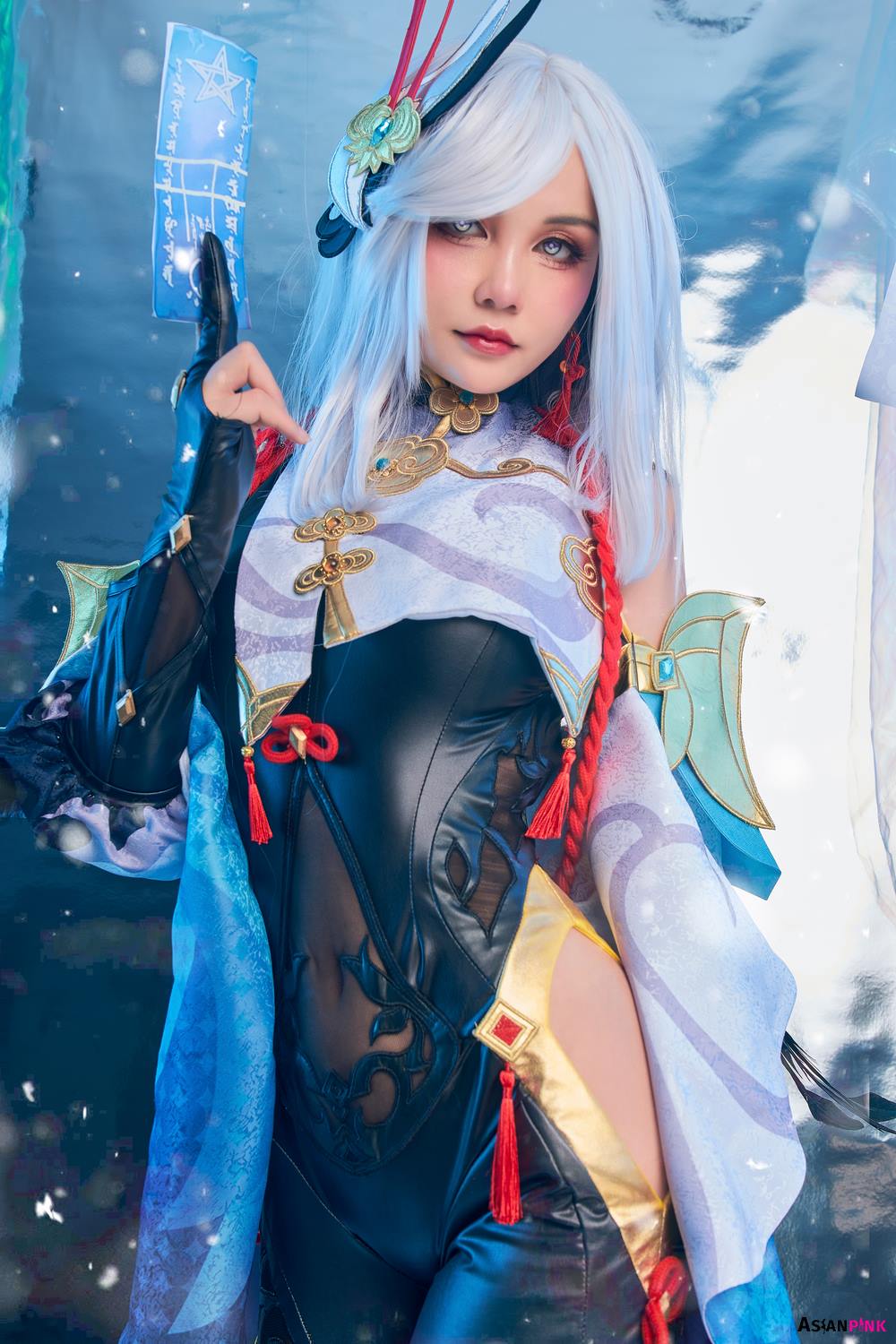 Joyce (Joyce Lin2x) cosplay Shenhe – Genshin Impact