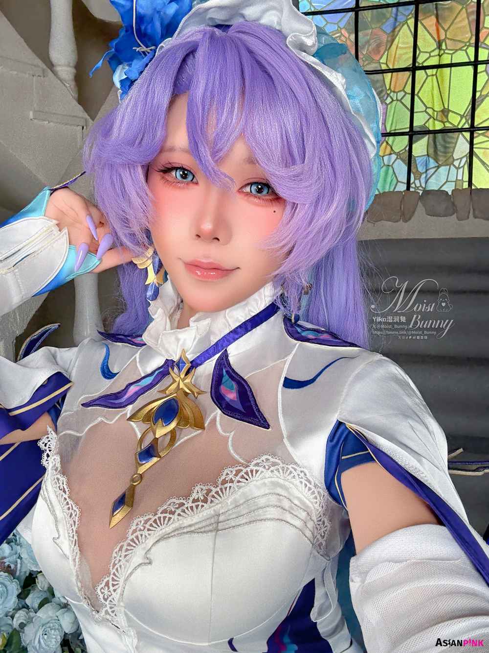 Coser@黏黏团子兔 – 09月作品 鸣潮坎特蕾拉 | Elegant Cosplay Fantasy