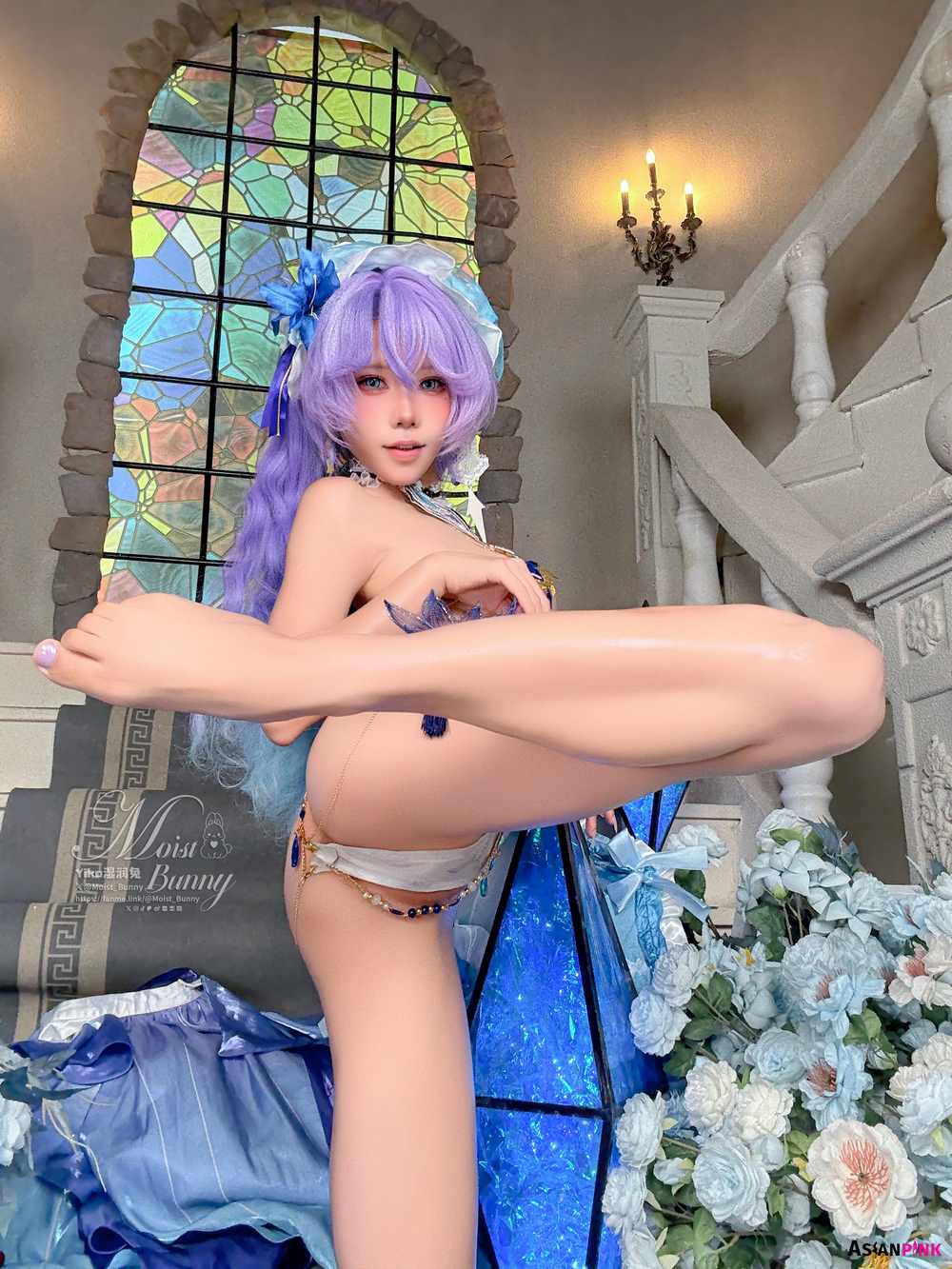 Coser@黏黏团子兔 – 09月作品 鸣潮坎特蕾拉 | Elegant Cosplay Fantasy
