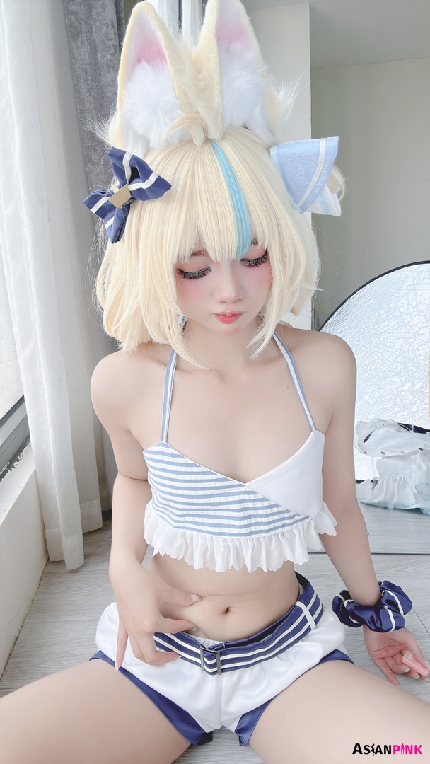 PoppaChan cosplay Sameko Saba – Vtuber