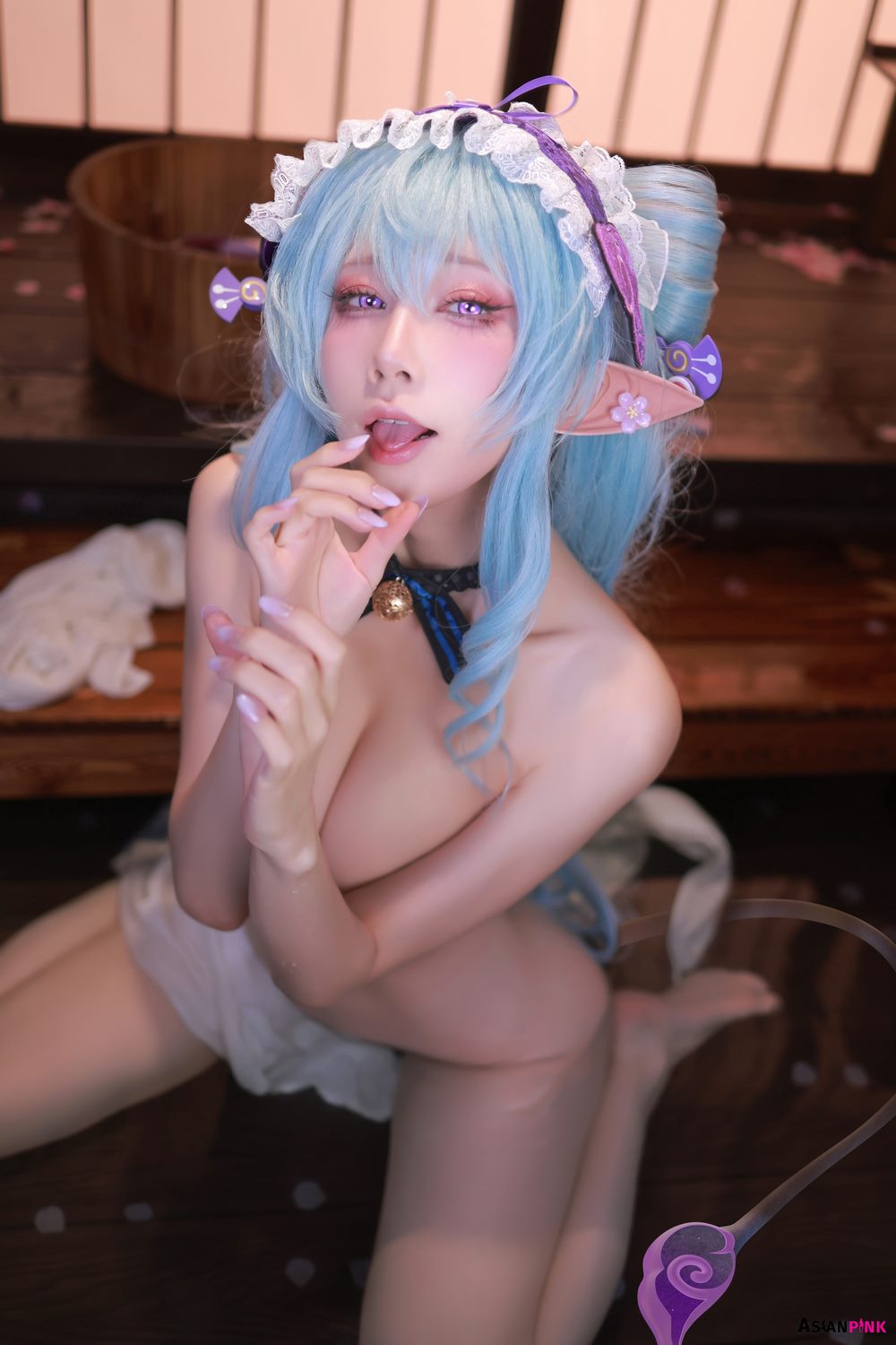 水淼Aqua cosplay Yumemizuki Mizuki – Genshin Impact